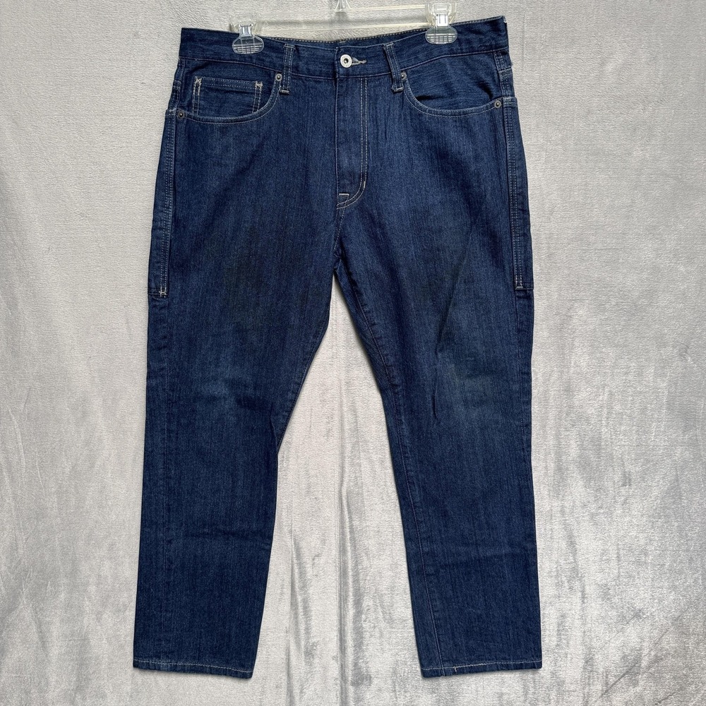 Levis 511 Jeans Mens 36x29 Blue Dark Wash Skinny Slim Denim Cotton Pockets
